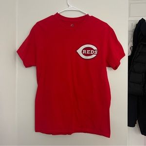 Majestic Red Yotto #19 Cincinnati Reds Short Sleeve T-Shirt - Size M